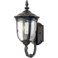 Elstead Lighting LED Wand Buitenlamp Cleveland | 1X E27 Max 60W | IP44 | Dimbaar | Weathered Bronze