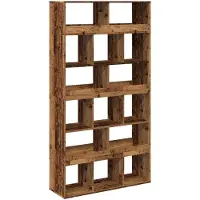vidaXL Boekenkast 100x33x187,5 cm bewerkt hout oud houtkleurig