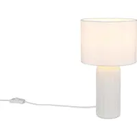 TRIO Tafellamp Blair Ø 20cm wit