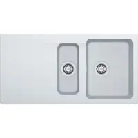 Franke Orion - OID 651 tectonite spoelbak, 100x51 cm, wit 114.0288.591