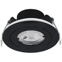 TRIO Led inbouwspot | Rond | Lamont | Zwart | Ø 68mm | 4000K | IP65 | 6.5W