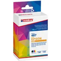 Edding Tintenkartridges 18-487-01, compatibel met Epson T29XL, zwart/cyaan/magenta/geel, 4 stuks