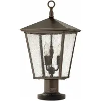 Elstead Lighting Mini LED Tuin Pilaar Trellis | 3X E14 Max 60W | IP44 (Outdoor) | Regency Bronze