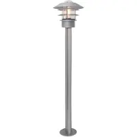 Elstead Lighting Mini LED Tuin Pilaar Helsingor | 1X E27 Max 60W | IP44 (Outdoor) | Silver