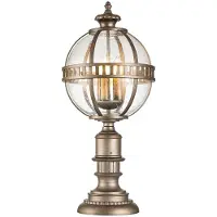 Kichler Mini LED Tuin Pilaar Halleron | 3X E14 Max 40W | IP44 (Outdoor) | Burnished Bronze