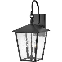 Elstead Lighting LED Wand Buitenlamp Huntersfield | 3X E14 Max 40W | IP44 | Dimbaar | Black