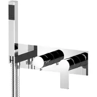 Sapho Pax Inbouwmengkraan voor douche/bad inclusief handdouche, 2-weg, chroom