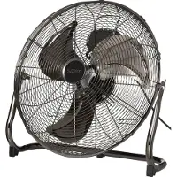 Sygonix Vloerventilator 120 W (Ø x h) 540 mm x 540 mm Zwart