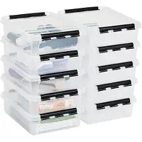 Orthex Classic Kunststof Opbergdoos 7,5 l Met deksel Transparant 30 x 40 x 11 cm