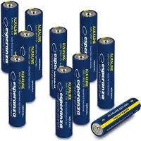 Esperanza EZB113 AAA LR3 alkaline batterijen, 1,5V, verpakking van 10 stuks