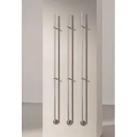 Instamat Jay Elektrische Handdoekradiator 172cm hoog 29Watt gepolijst RVS JAY004