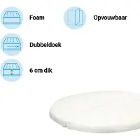 ZZZOO Matras Box Comfort Superior Rond 90cm