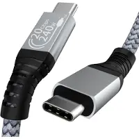INF USB C-kabel 240 W, USB 3.2-kabel (20 Gbps) MultiColor 1 m
