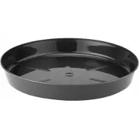 Lamela Bloempotonderzetter Zwart 16,9 x 2,4 cm Glanzend plastic