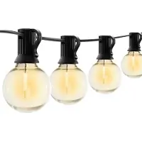 INF 15m 25 LED E12 Globe Lichtsnoer met Reserve Lamp - 220V EU Stekker