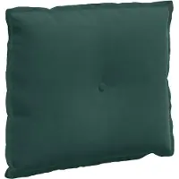 vidaXL Rugkussen Donkergroen 60 x 50 cm Corduroy stof