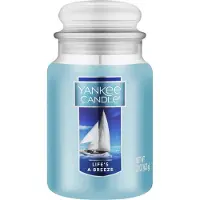 Yankee candle Life's A Breeze Geurkaars 623g - Frisse Zeebries Aroma