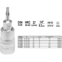 TOYA Cle torx - cle male etoile Yato - YT-04307 - CLàTORX YT 1/4 T40 x 37 mm