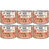 Macs Kattenvoer Natvoer Blik 99% Rund & Kippenhart 6 x 200g