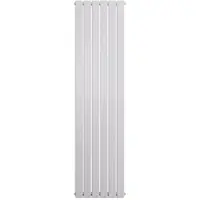 Blumfeldt Heizkörper Middenaansluiting - 1364 W Wandverwarming Met Centrale ½''-Aansluiting, Modern Ontwerp, Energiebesparend, Voor Warmwater- & Stadsverwarmingssystemen, 180x45 cm, Wit