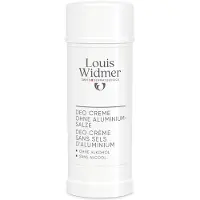 Louis Widmer Deo Crème zonder Aluminiumzouten | Zonder Parfum 40 ml Crème