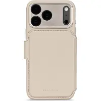 Decoded 2 in 1 Leather Detachable Wallet MagSafe voor de Apple iPhone 17 Pro - Solid Clay