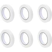 vidaXL Schilder Maskering Tapes 6 st Wit 19 mm x 50 m Papier