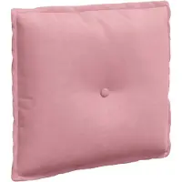 vidaXL Rugkussen Roze 50 x 45 cm Corduroy stof