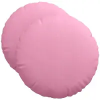 vidaXL Zitkussens 2 st Stof Roze Ø50 x 19 cm