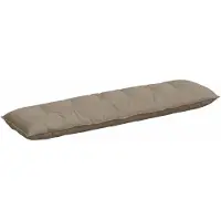 vidaXL Rugkussen Taupe 180 x 50 cm Microvezel Stof