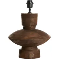 Light & Living Lampvoet Ø31x31 cm FIERA hout mat donker bruin