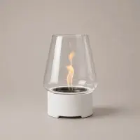 Tenderflame Magnolia Tafelhaard - Natural Concrete - Tenderfuel - Bio-Ethanol Alternatief - Rookvrij, veilig, schoon en geurarm