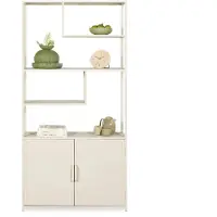 Bommel Wonen Boekenkast 100 cm - Luke - metaal Pepper White