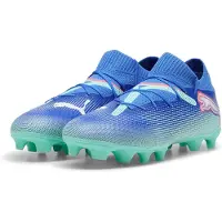 Puma Voetbalschoen 'Future 7 Pro' royal blue/koningsblauw / mintgroen / watermeloen rood / offwhite