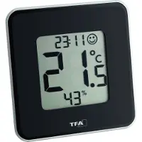 TFA-Dostmann Style 30.5021.01 Thermo- en hygrometer Zwart