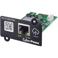 Cyberpower RCCARD100 netwerkkaart voor PP Cloud-dienst, met Ethernet 100Base-TX en Ethernet 10Base-T voor uitbreiding