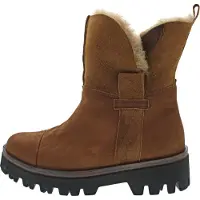 Waldlaufer Boots 'Winterstiefel Damen 732804 300 141 Nubukleder in braun' bruin