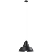 ROSSINI ILLUMINAZIONE Een UMA hanglamp in zwarte kleur – industrieel design van metaal, E27-aansluiting, 75 W, IP20, ideaal voor binnenverlichting – Rossini-groep