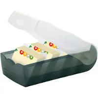 HAN CROCO 998-633 Kaartenbox Zwart Aantal kaarten (max.): 500 kaarten DIN A8 liggend Incl. 100 gelinieerd