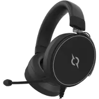 Nikcorp Sagitta Gaming Headset – 7.1 Virtueel Surround - 50mm Titanium Drivers - Afneembare Microfoon - Verlichte Afstandsbediening - Zwart
