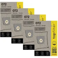 Top Filter Set van 4 pakketten van 4 stofzuigerzakken 64072 Tornado TopFilter Premium