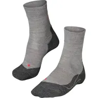 Falke RU4 Endurance Wool, hardloopsokken, heren, lichtgrijs