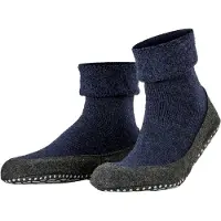 Falke Huisschoen donkerblauw / donkergrijs