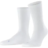 Falke Sokken Unisex Run Rib Crew White-Schoenmaat 39 - 41