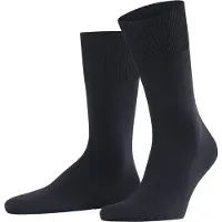 Falke ClimaWool eenkleurig wol lyocell sokken heren blauw - maat 45-46