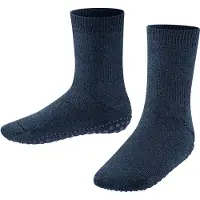 Falke huissokken Catspads dark denim Blauw Meisjes Katoen Effen - maat 31-34