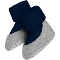 Falke Baby Cosyshoe Noppen op de zool wol huissokken baby blauw - maat 19-20