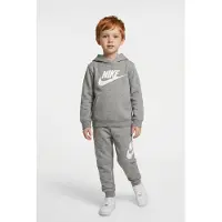 Nike Joggingpak grijs gemêleerd / wit