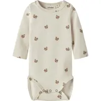 Lil´ Atelier Rompertje/body 'NBNLAYO' crème / bruin