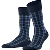 Falke Sokken Blauw, Ruit